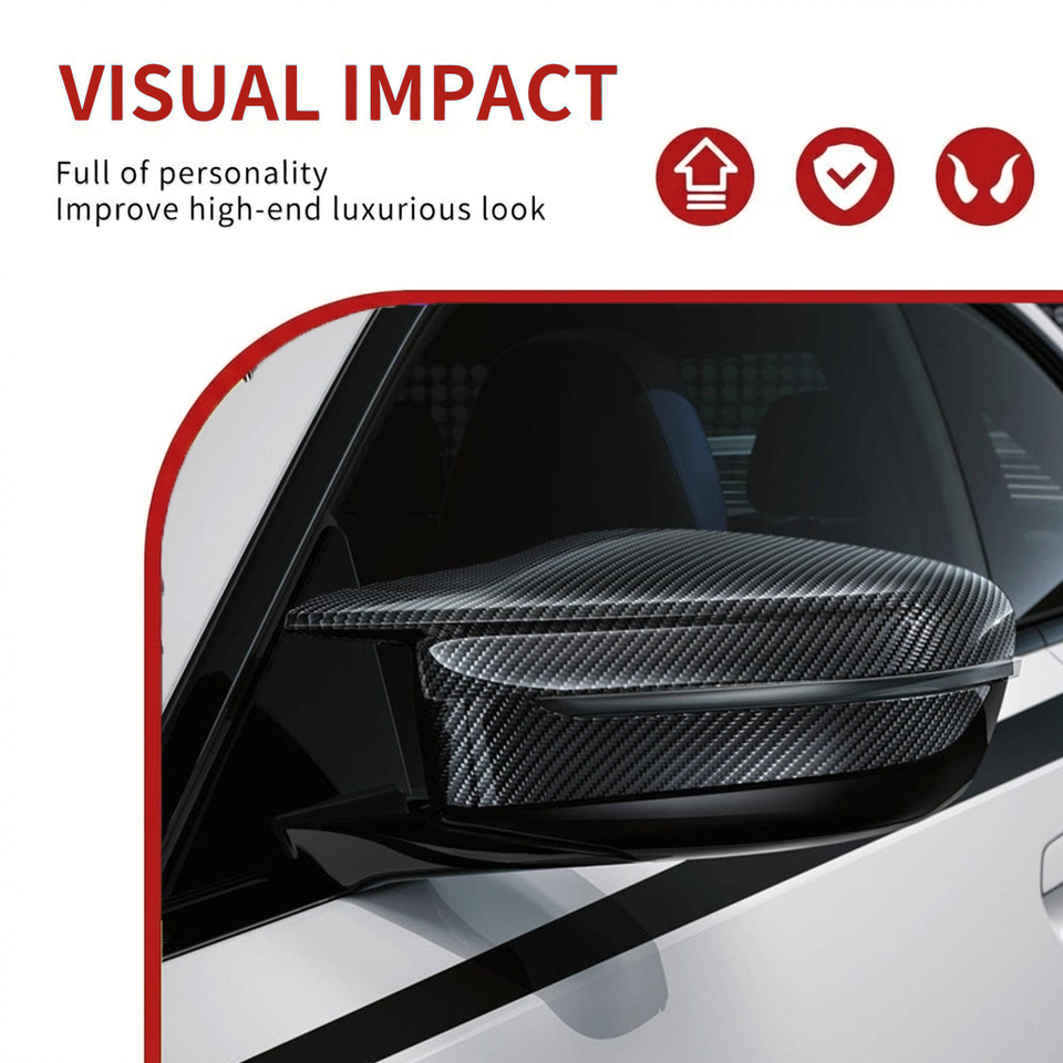 G20/G30/G32/G11/G12/G38/G28/G22/G15/G16 BMW Carbon Fiber Mirror Covers - G8X Style, LHD | Mirror Caps & Mirror Shells β photo 4