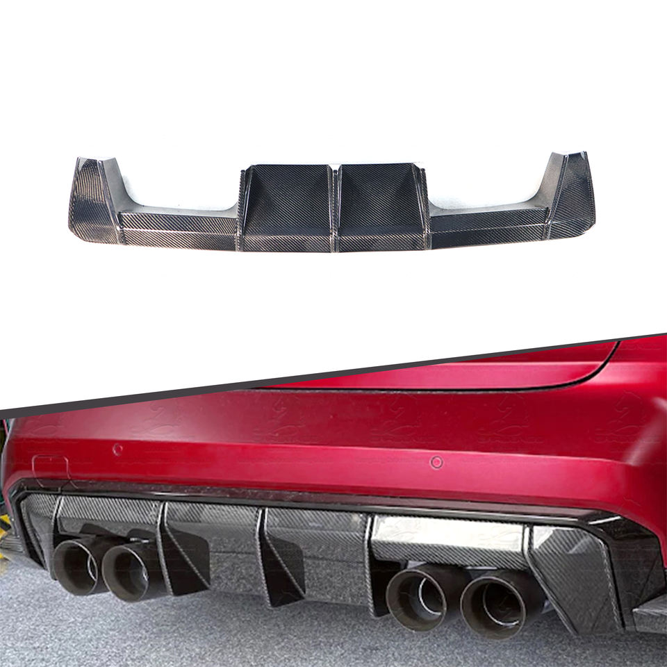 G80/G82 BMW M3/M4 2021+ Carbon Fiber Rear Diffuser - Euro Type | Rear Valance & Diffuser โ photo 2