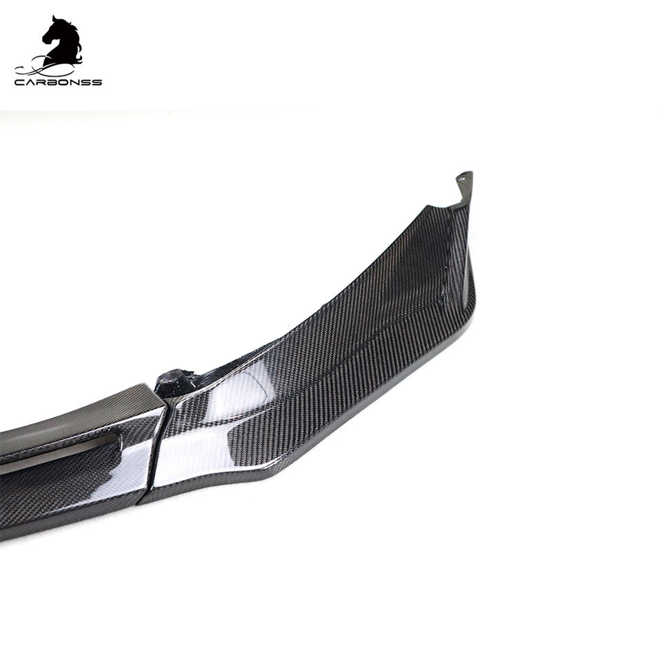 G80/G82/G83 BMW M3/M4 2021+ Carbon Fiber Front Lip - V Style, 3-Piece | Splitter & Chin Spoiler โ photo 3