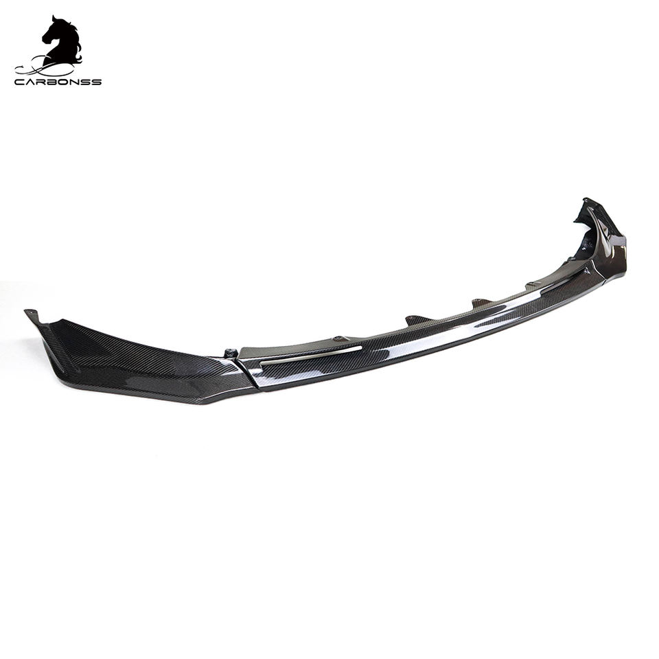G80/G82/G83 BMW M3/M4 2021+ Carbon Fiber Front Lip - V Style, 3-Piece | Splitter & Chin Spoiler
