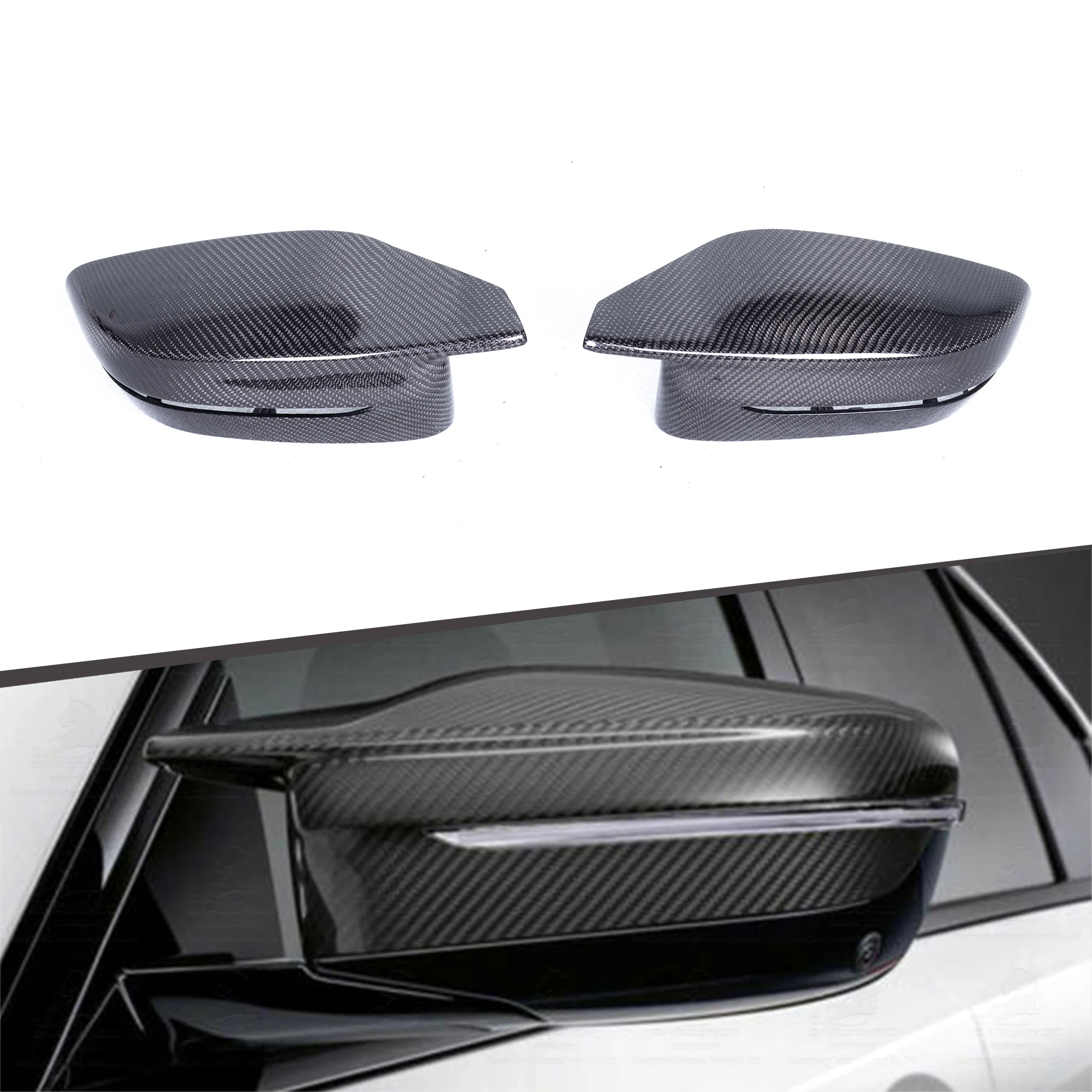 G80/G82/G87 BMW M3/M4/M2 2023+ Carbon Fiber Replacement Mirror Covers | Mirror Caps & Mirror Shells