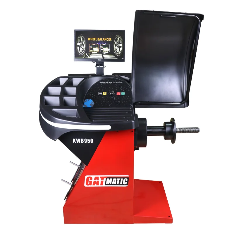 Gatmatic Factory Priced Smart 3d Digital Display Wheel Alignment Balancer Automatic Car Tire Lcd