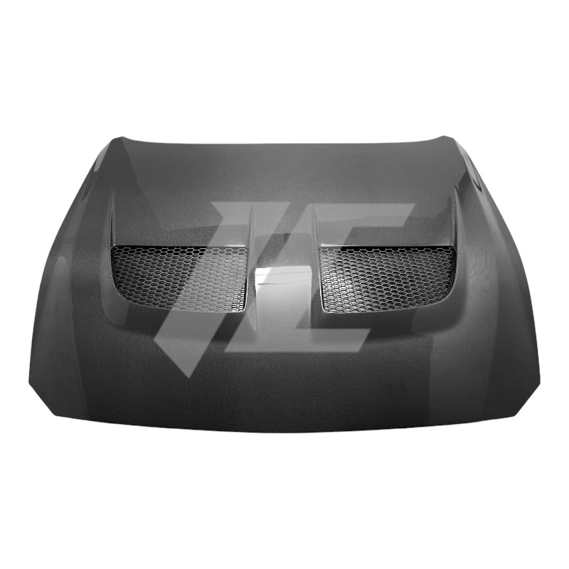 Gtd Style Carbon Fiber Front Bonnet Engine Hood For 2024-2025 For Ford Mustang Gt Ecoboost Dark