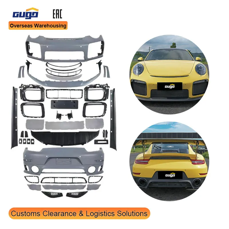 Gugo 911 Bodykit 991.2 Gt2 Rs For Porsche 911 991.2 Gt2 Rs Body Kit Car Accessories Bumper Grille Headlight