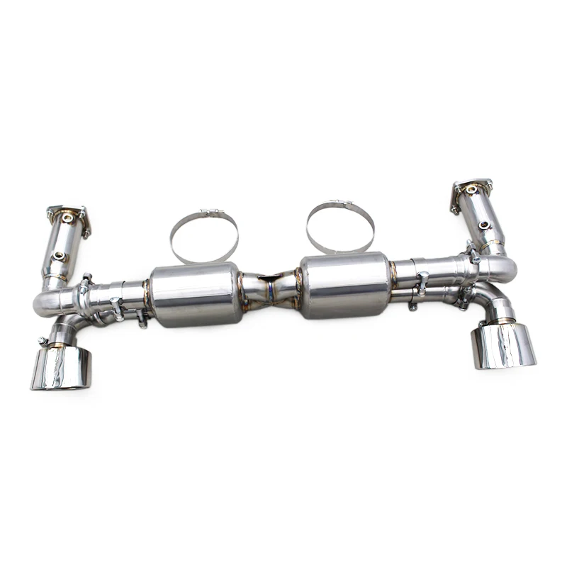 Header Downpipe Catback For Porsche 911 996 Turbo 3.6t 1997-2005 Stainless Steel Pipes Valve Sport