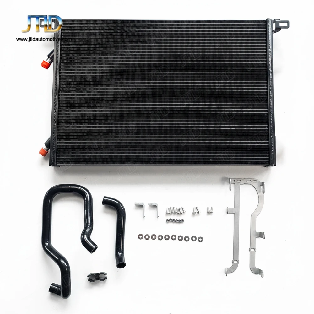 High Flow Aluminum Racing Intercooler For Audi Rs4 B9 Avant Rs5 F5 Coupe Sportback Direct Fit Water
