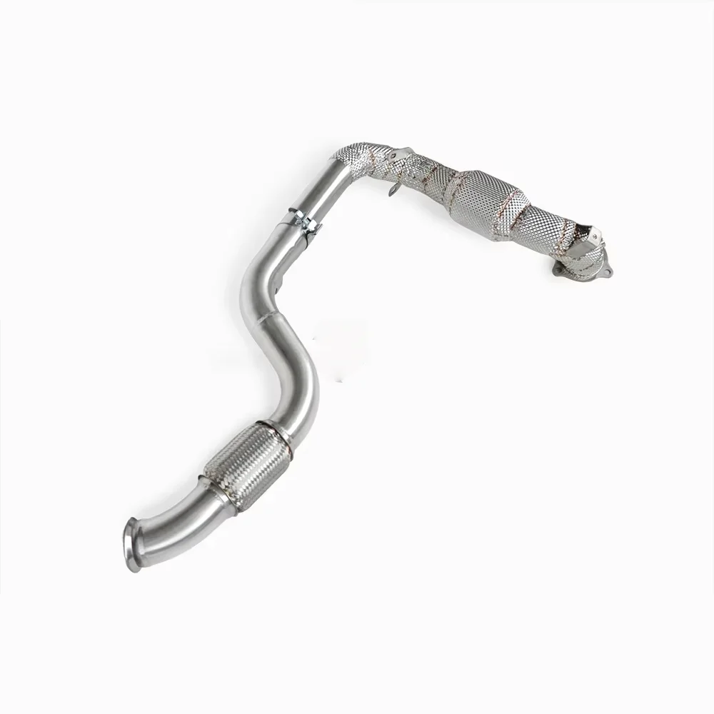 High-flow Catalytic Converter Downpipe Exhaust For Mercedes Benz Cla180 Cla200 Cla250 1.6t X117 Ss304 Insulation Racing Upgrade