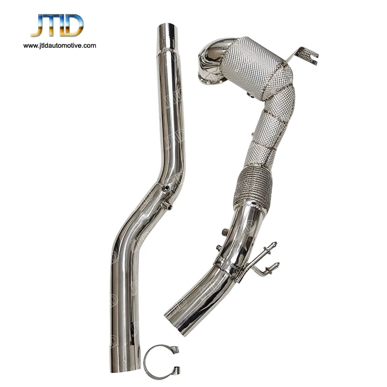 High Performance Exhaust Downpipe Stainless Steel Downpipe For Vw Golf Mk8 R