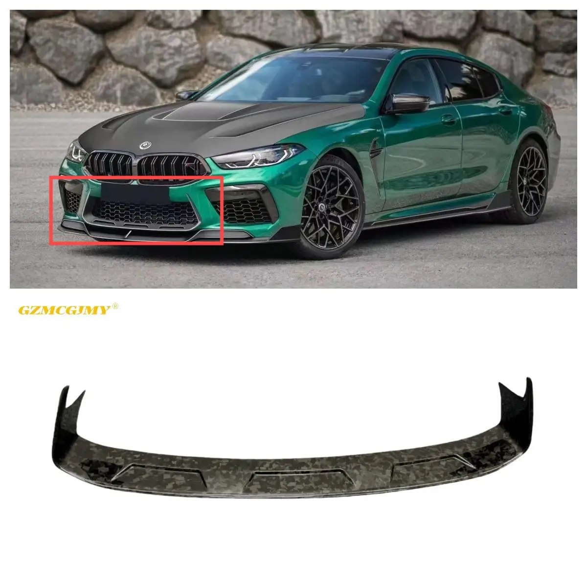 High Quality Automotive Bumper Oem Decorative Parts Suitable For Bmw F91 F92 F93 M8 Front Bumper Center Forged Decorative Parts