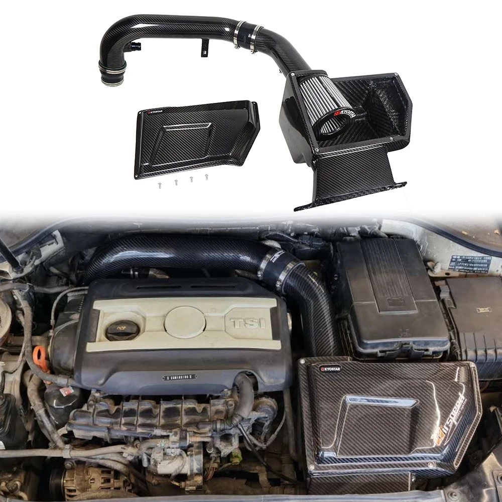 High Quality Dry Carbon Fiber Cold Air Intake System For Vw Golf 6 Gti Ea888 Gen1 2.0t 2009-2013