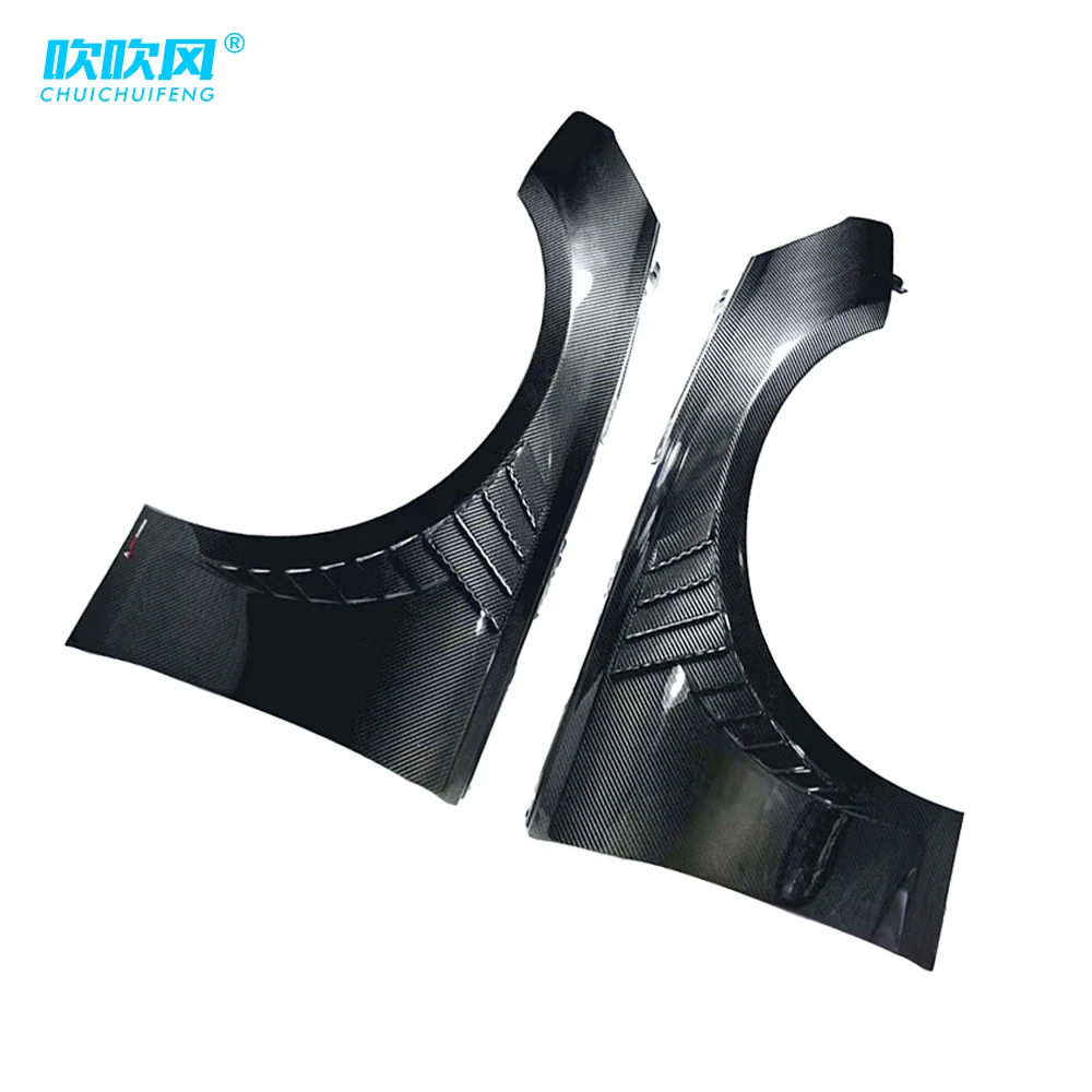 High Quality Dry Carbon Fiber Wheel Fenders For Audi A3 S3 2017-2019 Body Kit Front Fender