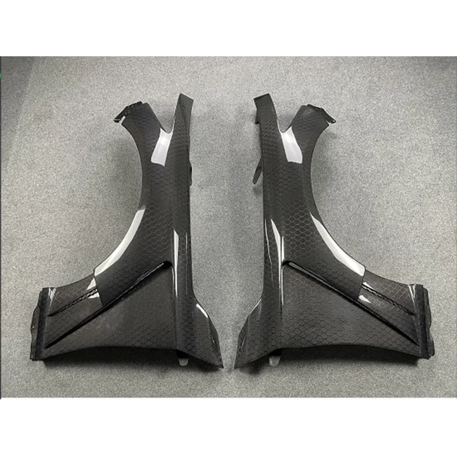 Honeycomb Carbon Fiber Body Kit Side Fenders For Infiniti Q50 Q60