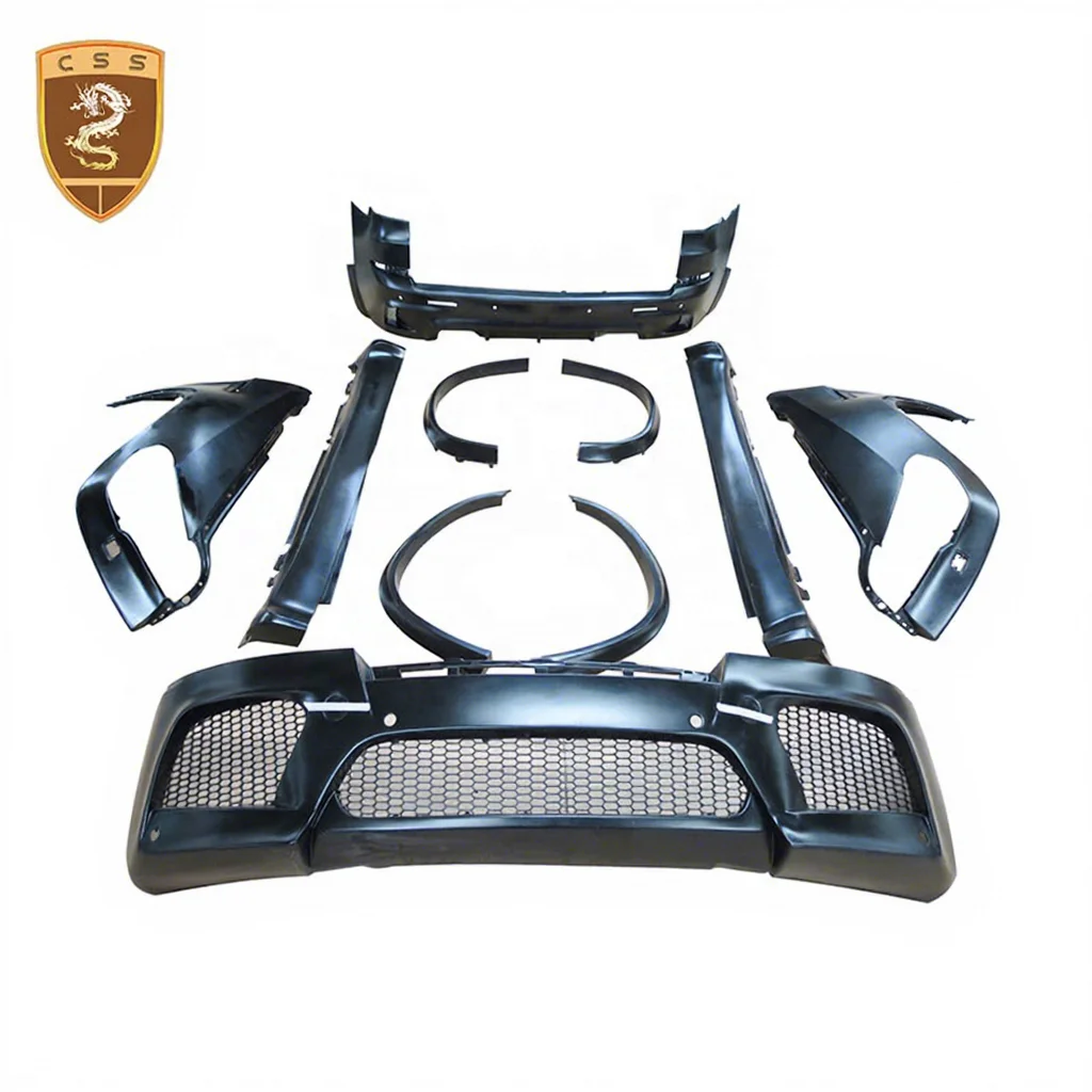 Hot Sale Car Body Kits For Bmw X5 E70 To X5m Style Front Bumper Fender Side Skirts Wheel Eyebrows