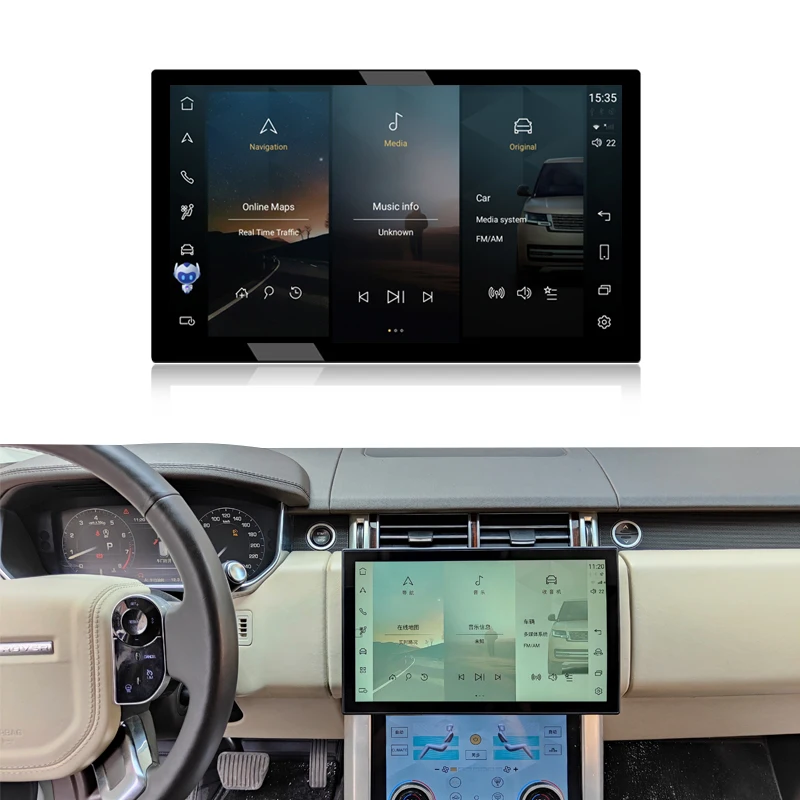 Hot Selling 13.3" Curved Screen Android Car Multimedia System For Range Rover Vogue L405support