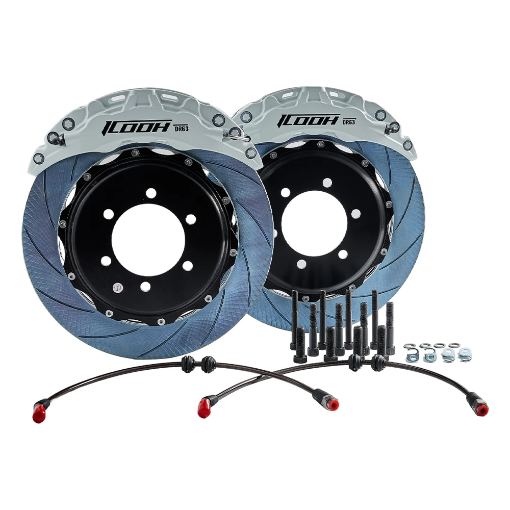 Icooh High Performance Dr6 6pistons Racing Big Brake Kits 330/345/355*32mm Rotor Size Brake Sets