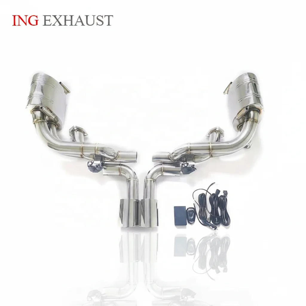 Ing High-flow Performance Tuning Parts Wholesale Stainless Steel Valvetronic Cat-back Exhaust