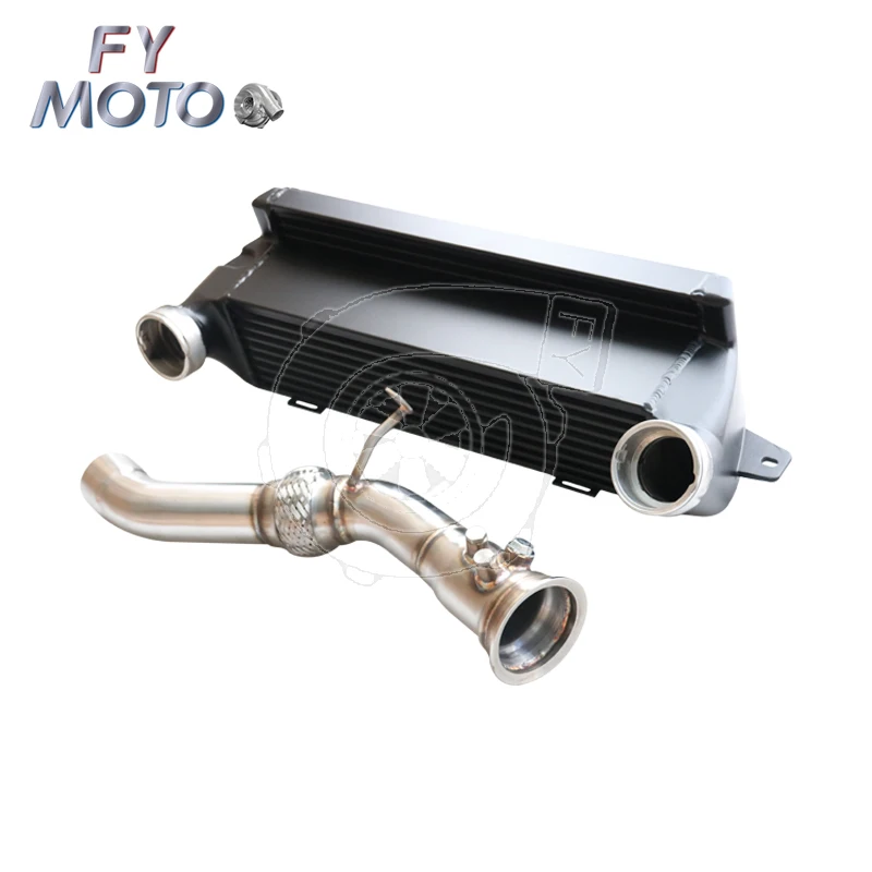 Intercooler+downpipe For Bmw 3er 325d 330d E90 5er 530d E60 M57n2