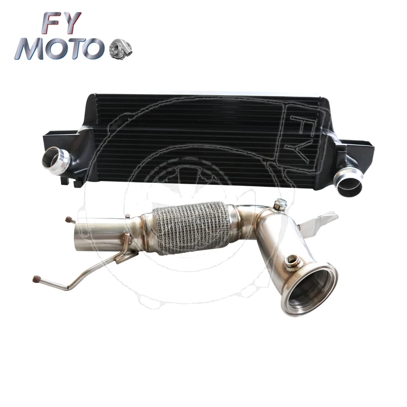Intercooler+downpipe For Mini Cooper S 2.0t F54 F55 F56 F60