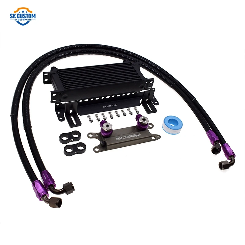 Jeep Wrangler 12-13 Grand Cherokee 11-13 3.6l V6 Engine Oil Cooler For Dodge Ram1500 Challenger