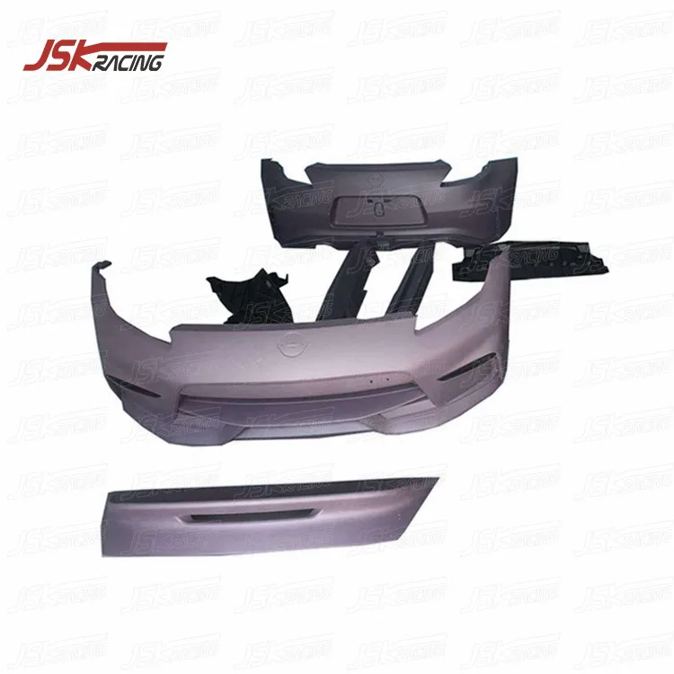 Jskracing Nismo Style Glass Fiber Frp Body Kit Bumper For Nissan 370z Z34 2009-2017