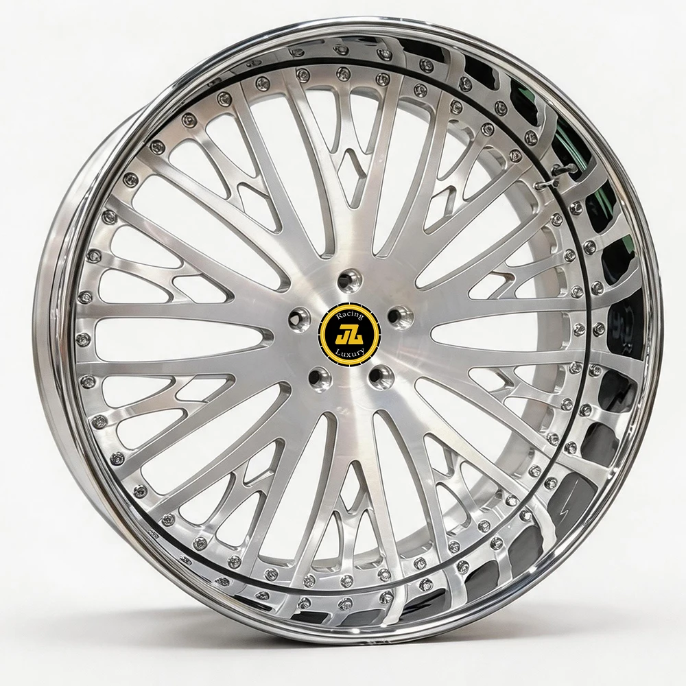 Jz New 2/3piece Deep Dish Forged Wheels Drawing 22 24 26 28 30 Inch 5x127 5x120.65 5x139.7mm Forged