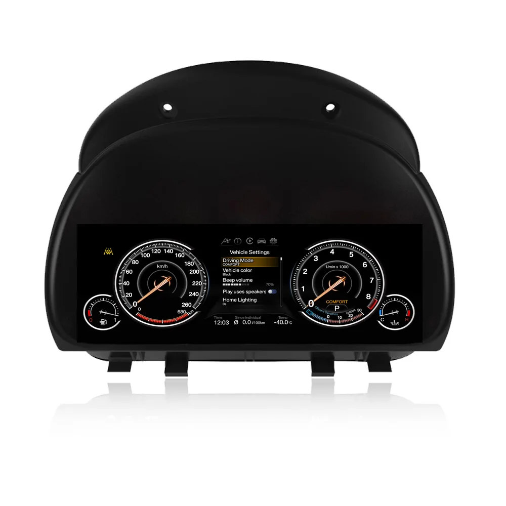 Kanor Speedometer Digital Cluster Lcd Dashboard With Carplay For Bmw 3 Series E90 E91 E92 2006-2012