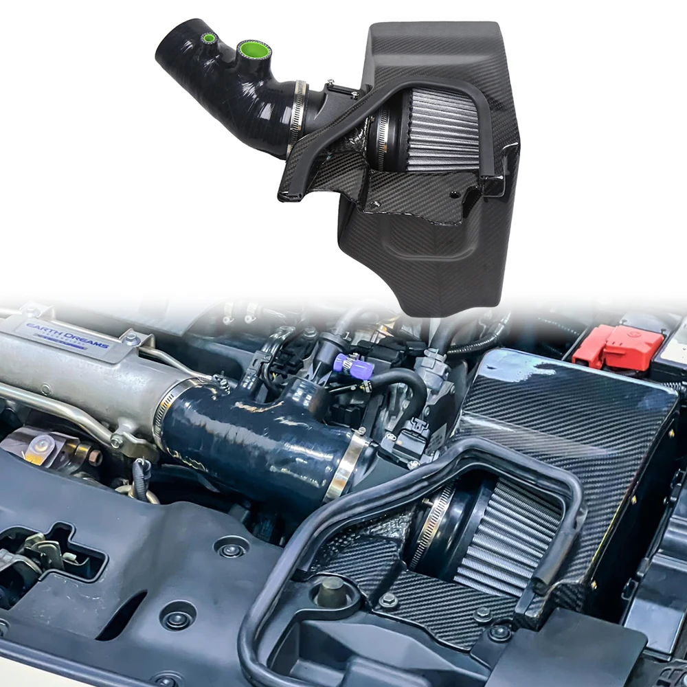 Kyostar High Quality Dry Carbon Fiber Cold Air Intake System For 2017-2021 Honda Civic Type R Fk8 2.0t