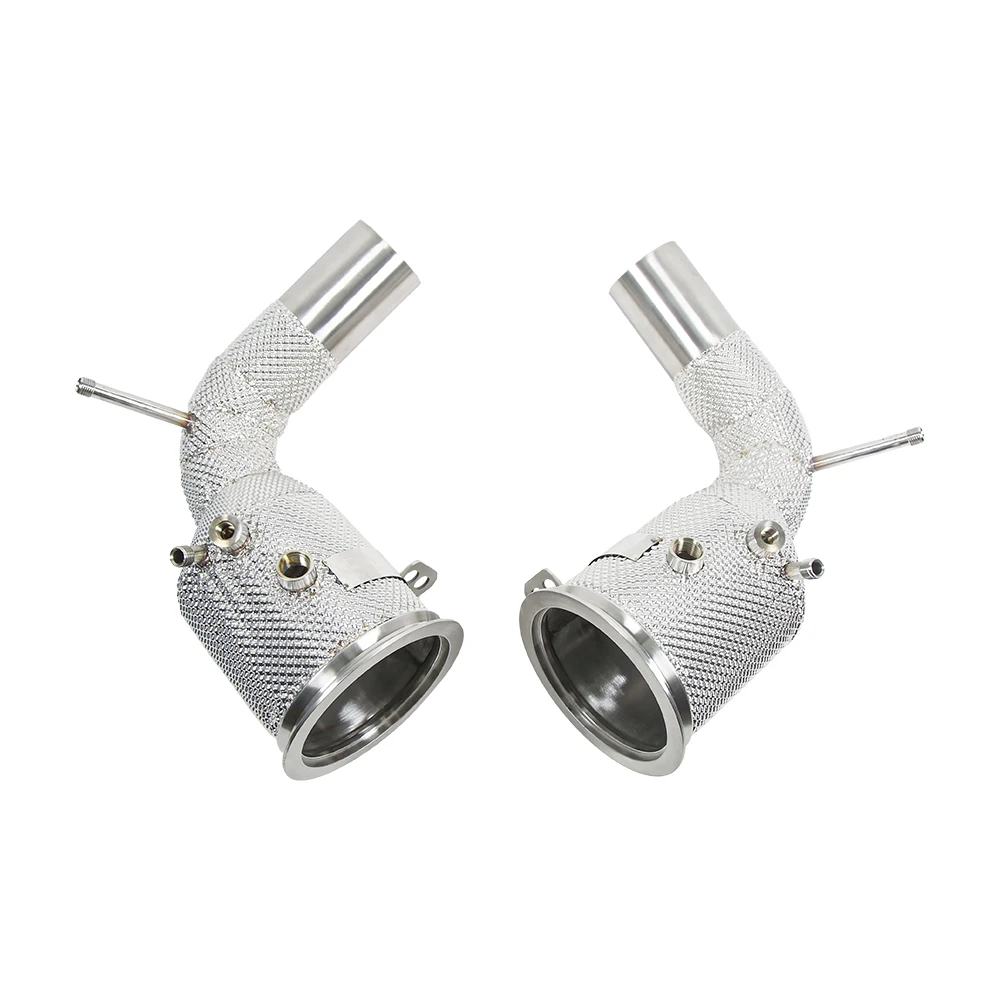 Kyostar Ss304 Heat Shield Downpipe Test Pipe For 2019+ Porsche 911 992 Carrera Targa 4 S 4s 3.0tt Downpipe Header