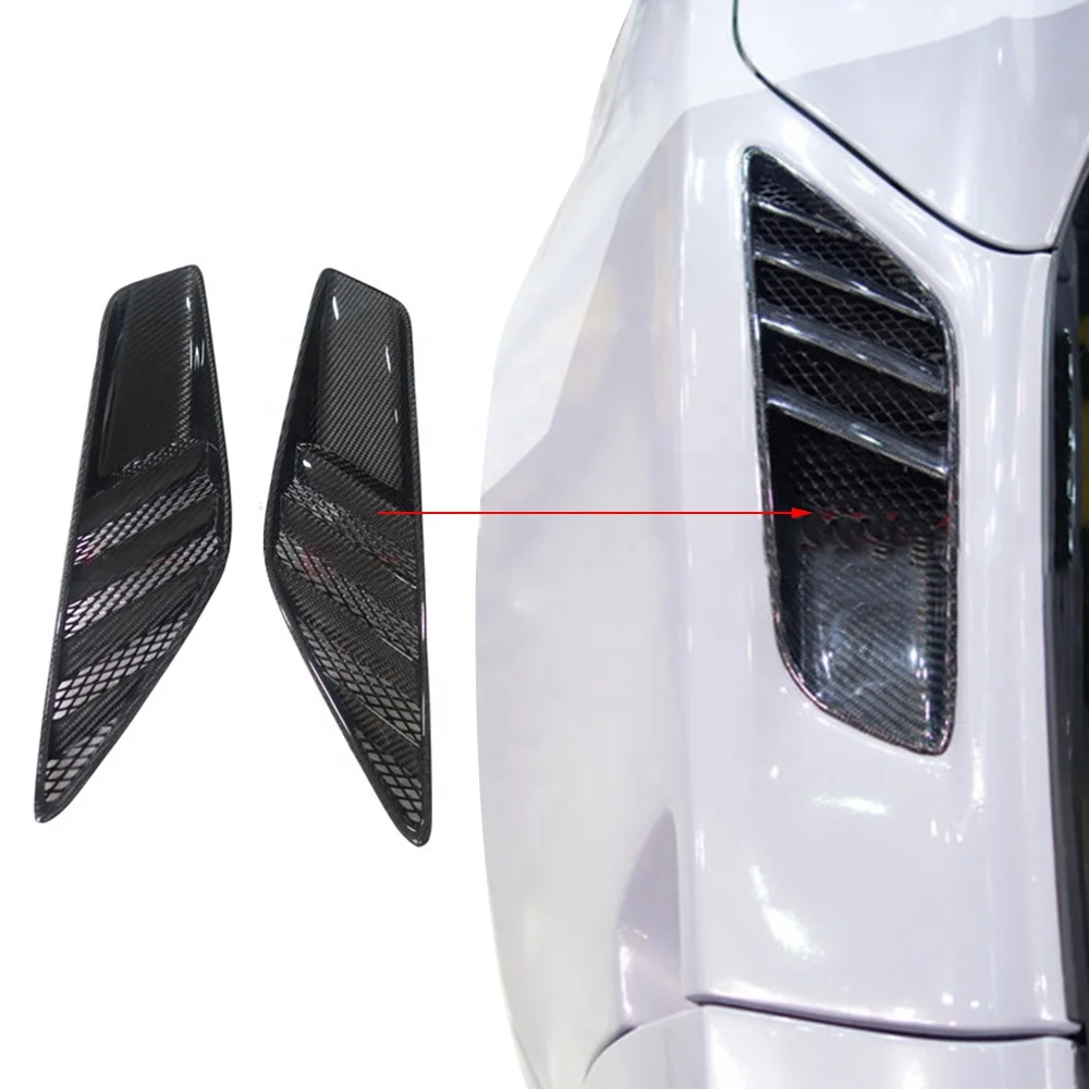 Latest New Design Auto Parts Carbon Fiber Oem Style Rear Fender Air Intake Vent For Chevrolet