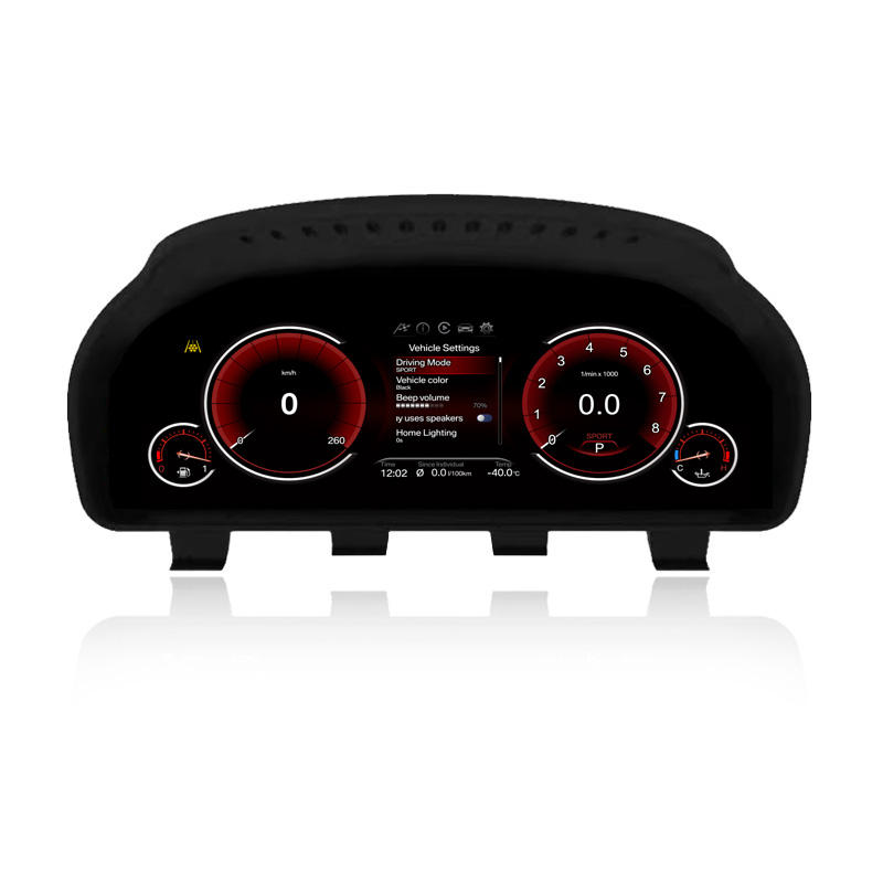 LCD Cockpit Virtual Speedometer Carplay for BMW 5 Series M5 F10 F11 F18 GT F07 Digital Cluster Linux System