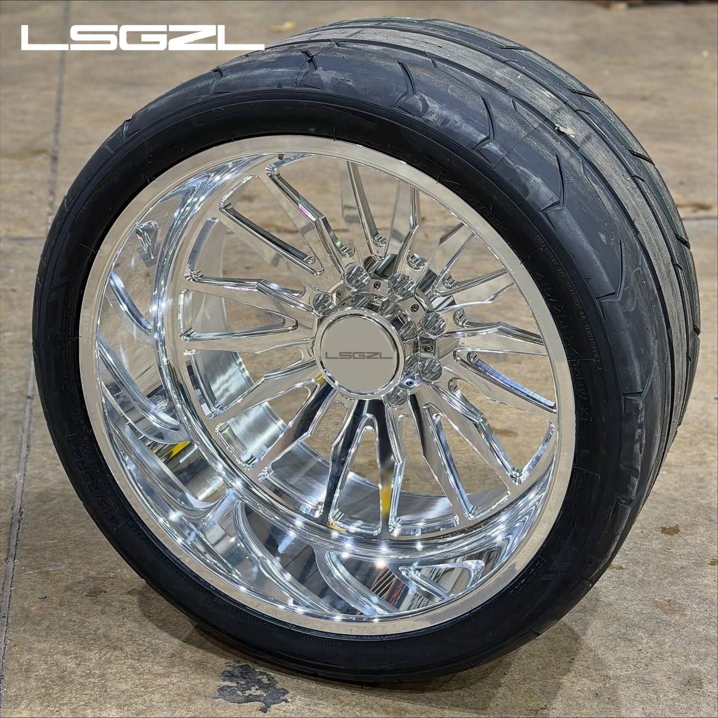 LSGZL Forged Truck Wheels 22X12 24X12 24X14 26X14 28X16 for GMC Sierra 1500 2500 3500 F150 F250 PCD 8x180 6x139.7 8x170 6x135