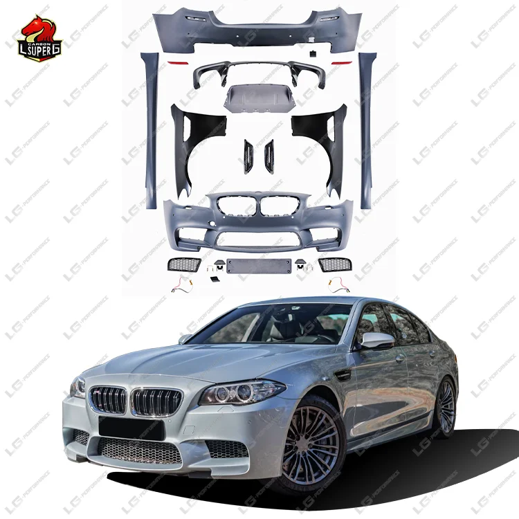 M5 Style Body Kit For Bmw 5 Series F10 Front Bumper Rear Bumpers Fenders Side Skirts Bodykit