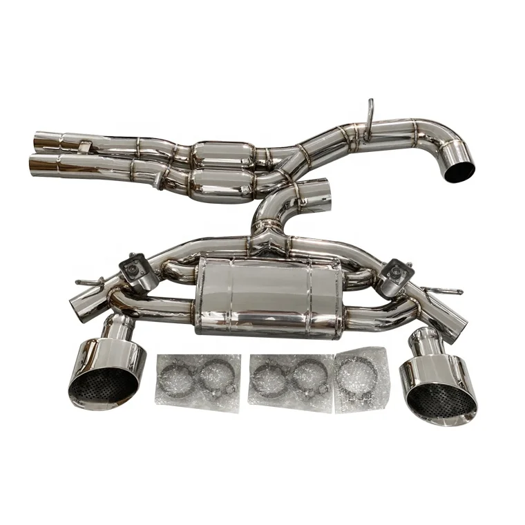 Made In China Performance Exhaust System Exhaust Valvetronic Catback With Remote Control For Audi