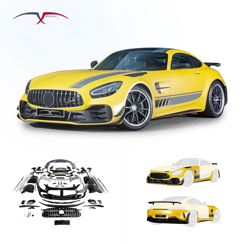Mercedes AMG GT GTS GTC GTR GTR Pro Body Kit Full Carbon Fiber Front Rear Bumper Fender Diffuser Spoiler Side Skirt