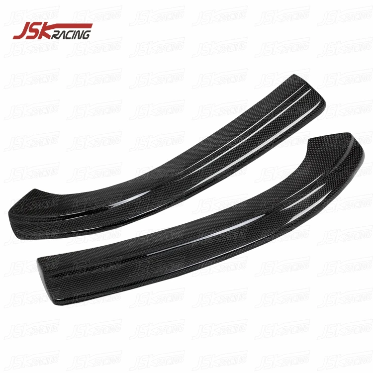 Mr Style Carbon Fiber Rear Bumper Extensions For 2003-2007 Mitsubishi Lancer Evolution Evo 7 Evo 9