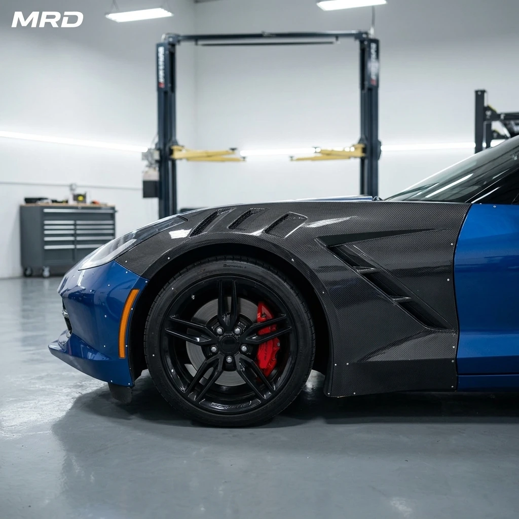 MRD Carbon Fiber Fenders for Chevrolet Corvette C7 Stingray Z06 Carbon Fenders