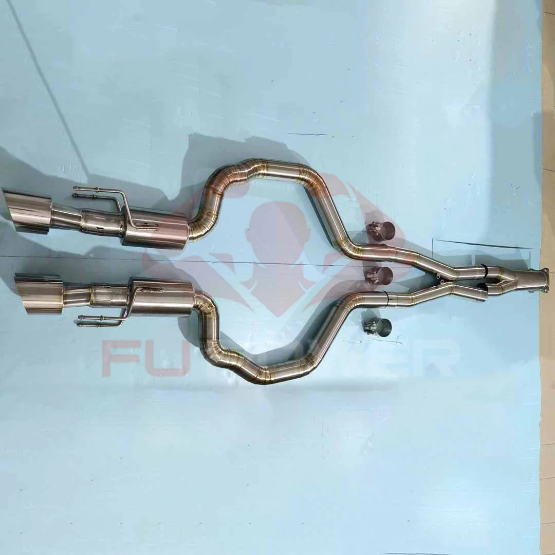 New 100% Tested Fupower Titanium Valved Exhaust System For C6 Chevrolet Corvette Z06 & Zr1