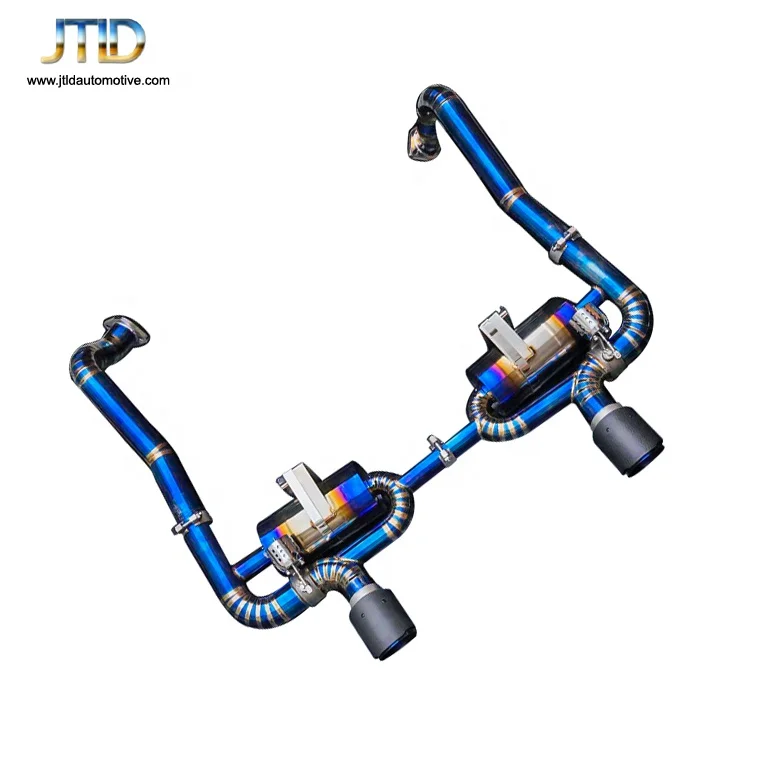New Alloy Exhaust System Valvetronic Catback For 718 Gt4 Boxster Cayman 2017-2020 Made In China