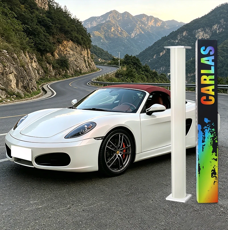 New Car Protection Size 1.52x16.5m Film Pearl Metallic White Chrome Vinyl Wrap Car Sticker Applicable To All Vehicle Types