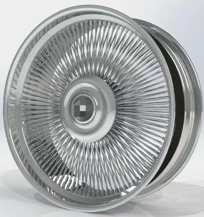New Chrome Rim Wire Wheels For Classic Cars 13x5.5 To 22 24 26 Inches For Chevrolet Camaro Chrysler