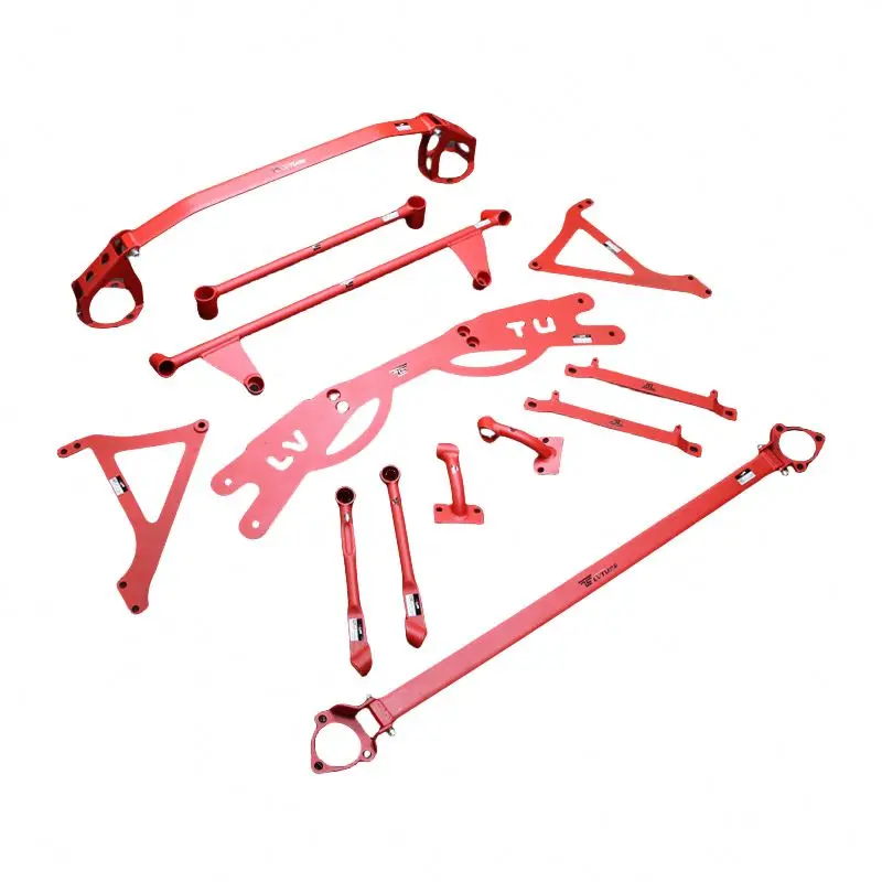 New Condition Suspension Front Upper Strut Tie Tower Bar Brace Kit Fit For Toyota Mark X