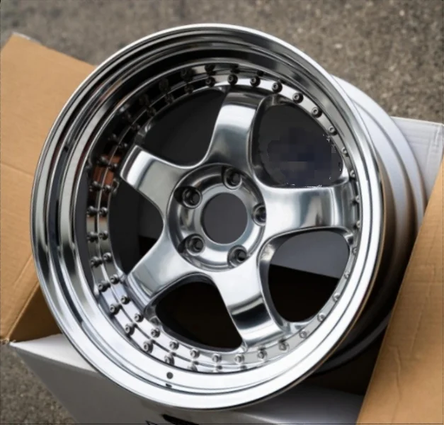 New Five Spoke Design 40mm Forged 16/17/18/19/20 Inch Car Alloy Wheel Silver/gold/black