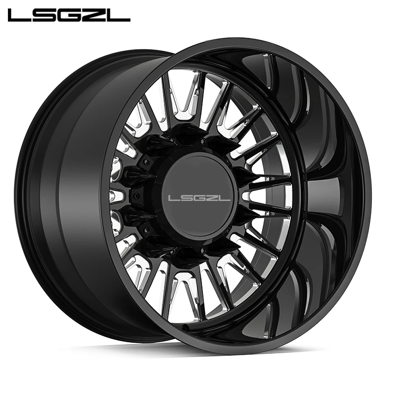 New Forged 20-28 Inch Deep Dish Chrome Polish Dually Wheels 100mm 8x65/8x200/8x165.1/6x139.7 Mesh