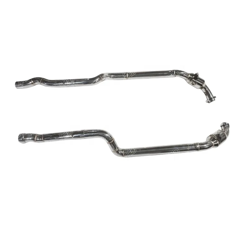 New Performance Stainless Steel Front Pipe Exhaust Downpipe For Benz W204 C63