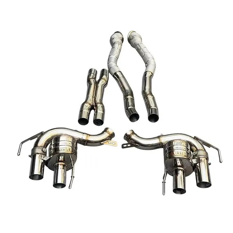New Valvetronic Exhaust System With Titanium Alloy Downpipe And Catback For Ferrari F18 812