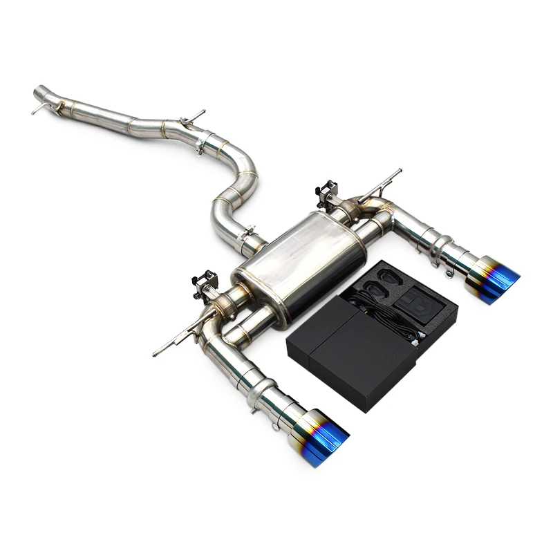 Obm Stainless Steel Catback Exhaust Pipes For Audi Tt/tts 2.0t 2010-2019 Racing Exhaust Pipe