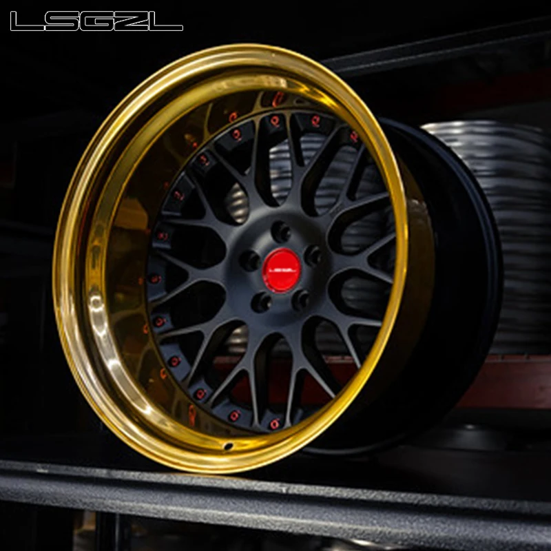 Oem Custom Deep Dish Forged Alloy Car Carbon Fiber Rim 18 19 20 22 24 26 Inch Concave Chrome Whells