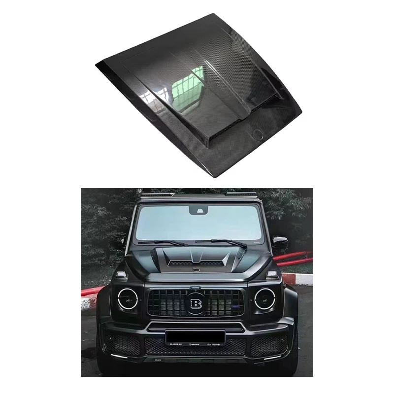 Oem Dry Carbon Fiber Front Engine Hoods For Mercedes-benz W464 2018+ Body Kit Front Bonnet