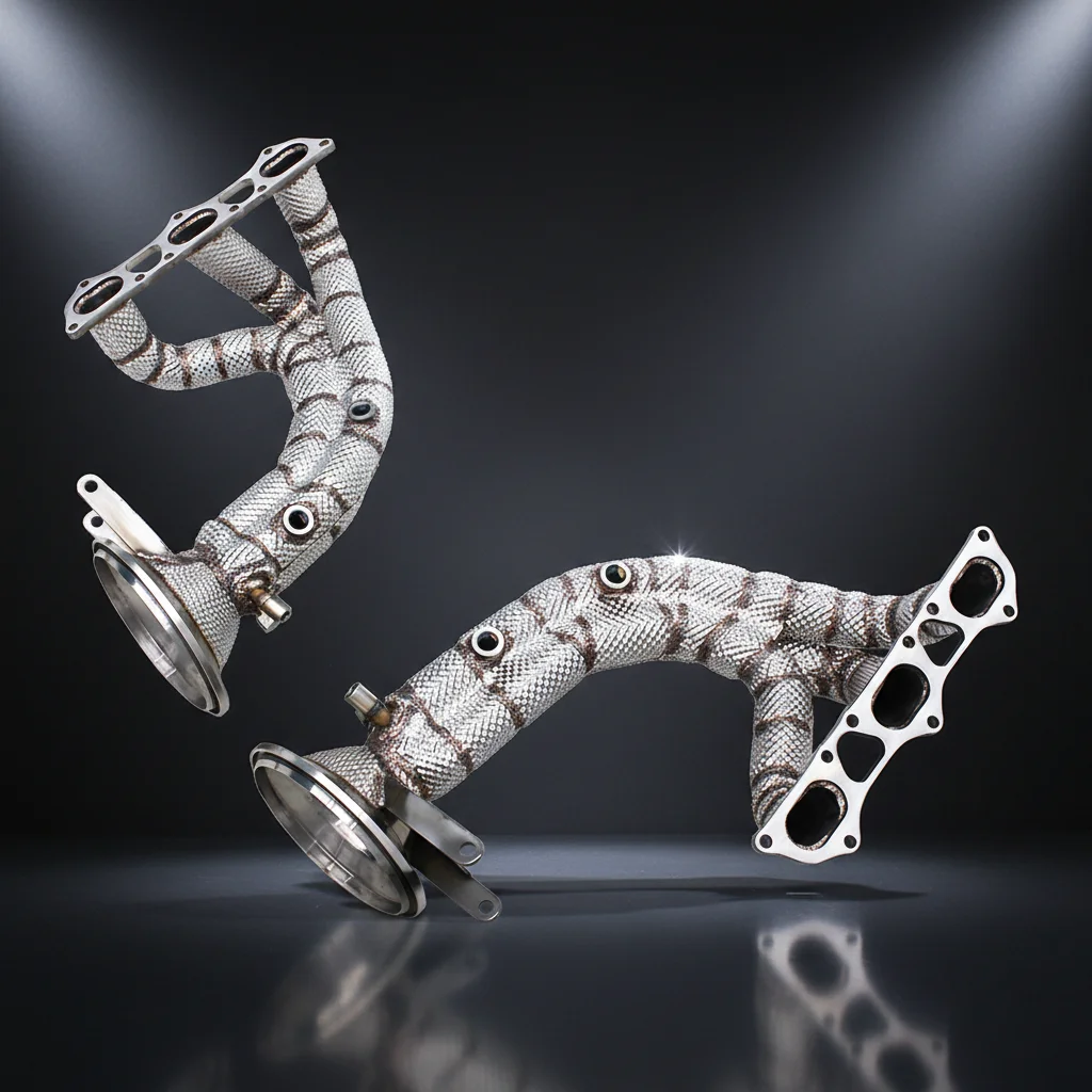Oem Exhaust Header For Porsche 911 992 Gt3 4.0l 2017-2023 Stainless Steel Exhaust Pipes With Heat