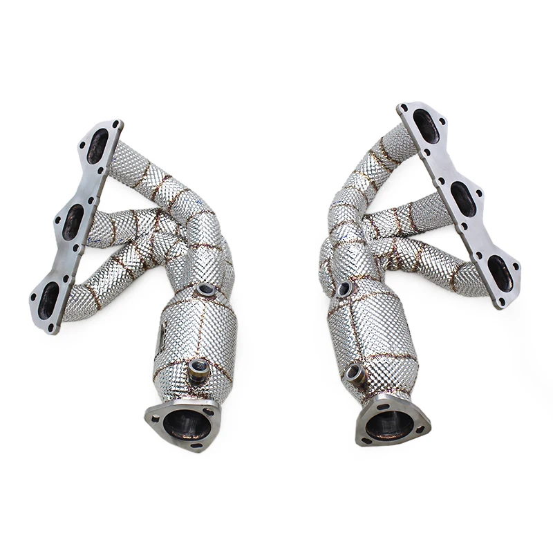 Oem Exhaust Manifold With Catalyst For Porsche 718 Cayman Spyder Gts/gt4 4.0l 2025 Stainless Steel